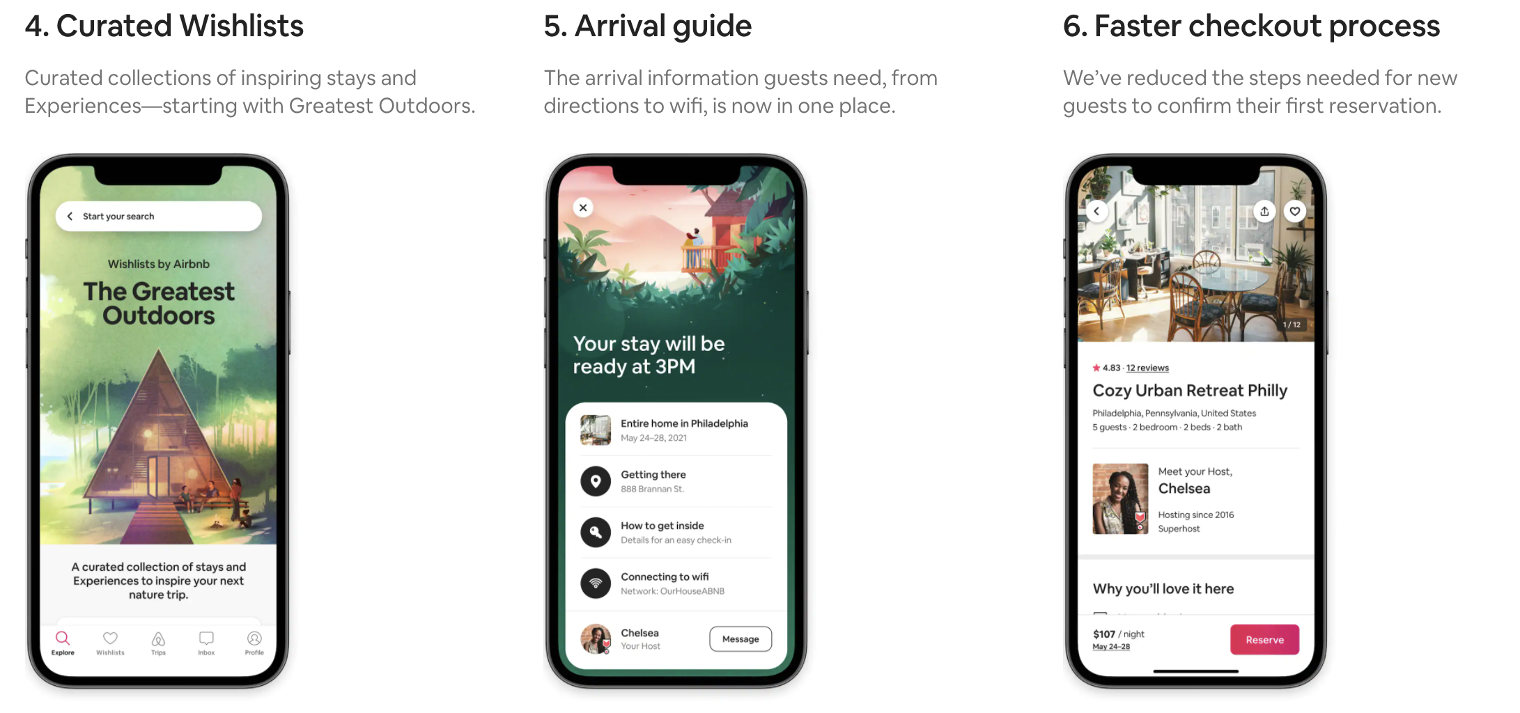 New Airbnb App Updates