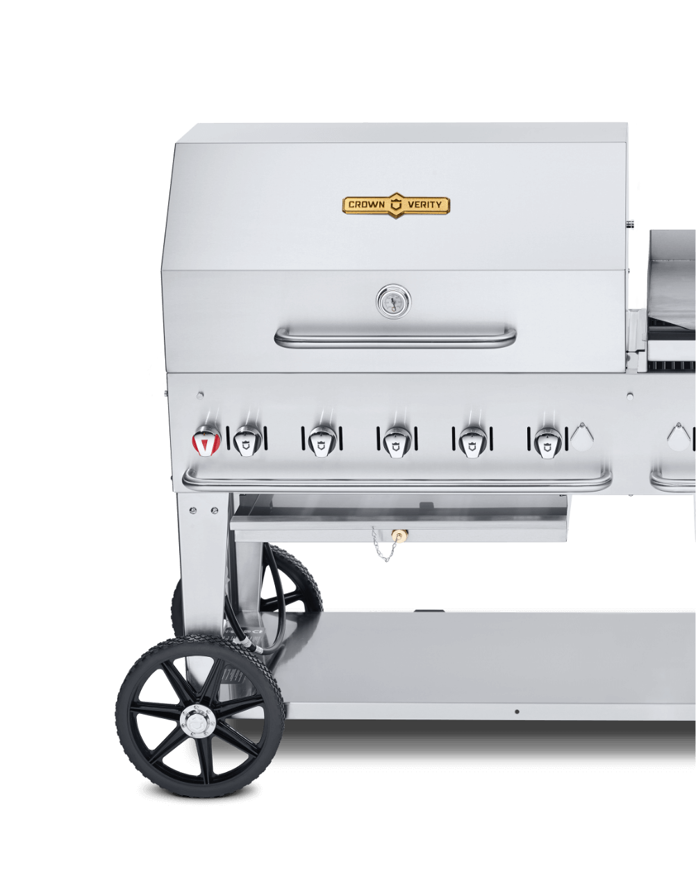 Crown Verity PF-1-LP 35 - 40 lb. Single Tank Portable Outdoor Fryer