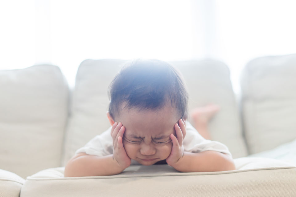 Infant Throwing Tantrum