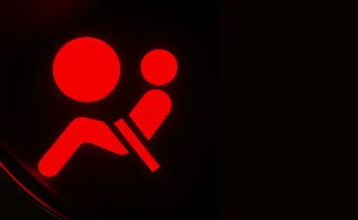 Airbag Warning Light symbol for airbag warning light on car dashboard