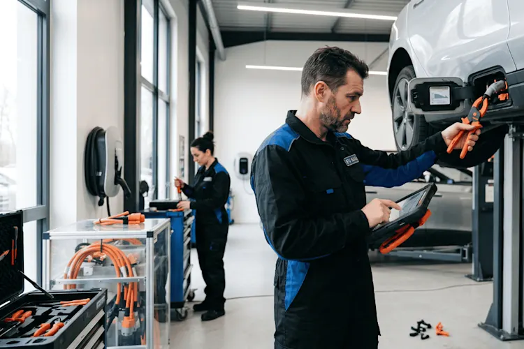 Entretien d'une voiture électrique