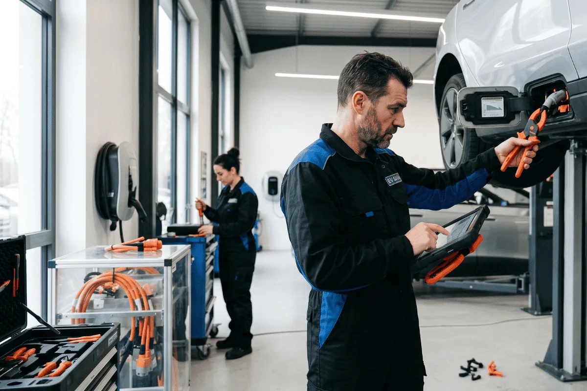Entretien d'une voiture électrique