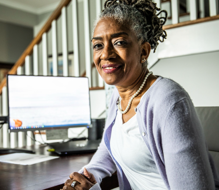 Mature Relaxed Person