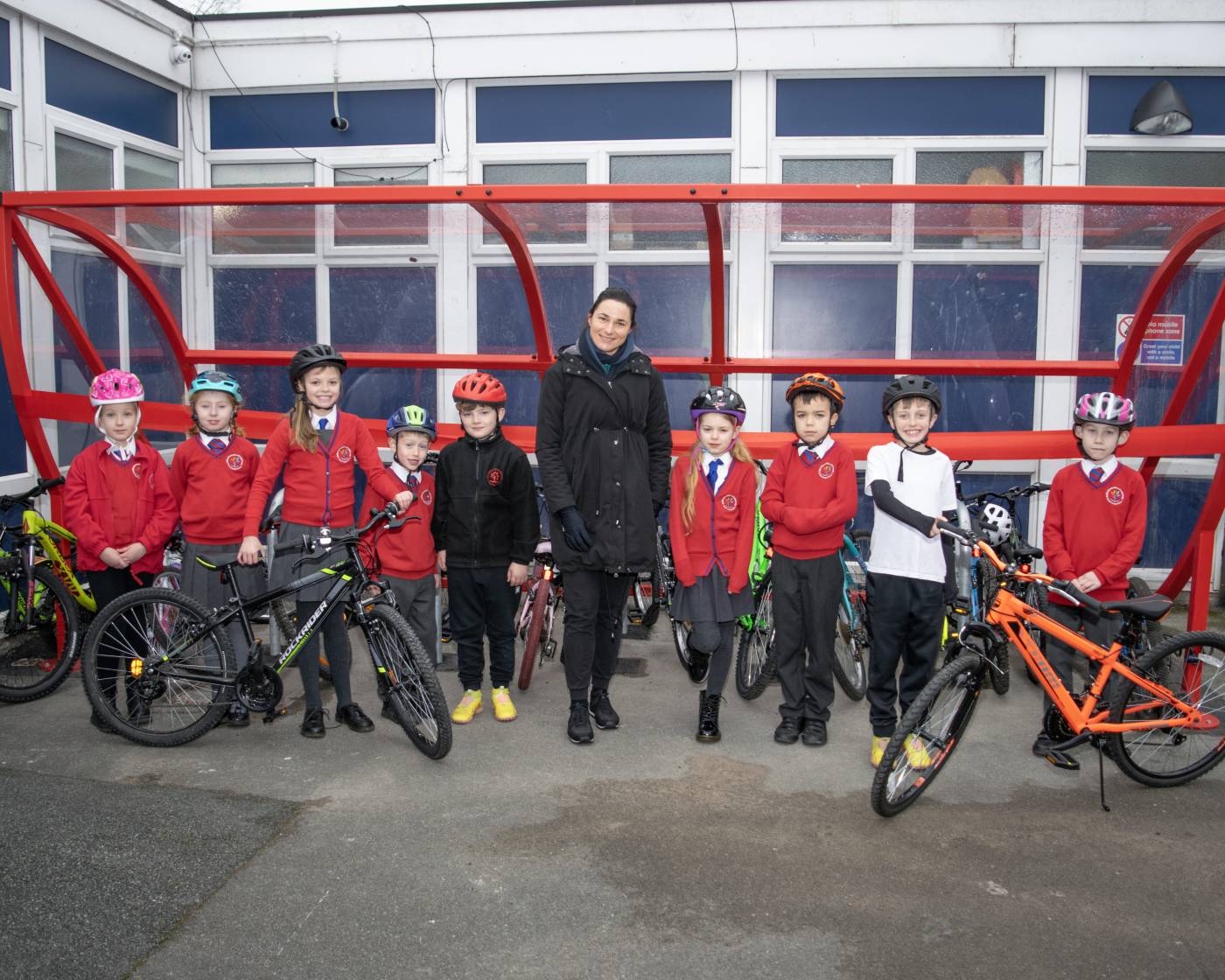 Dame Sarah Storey launching cycle hub