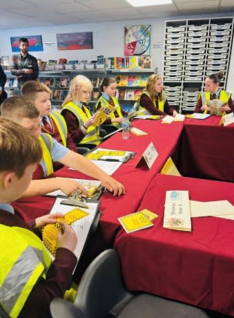 Students at Shevington school doing a bike maintenance courses