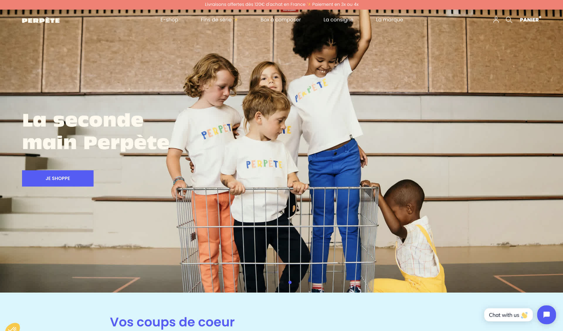 Perpète - Homepage