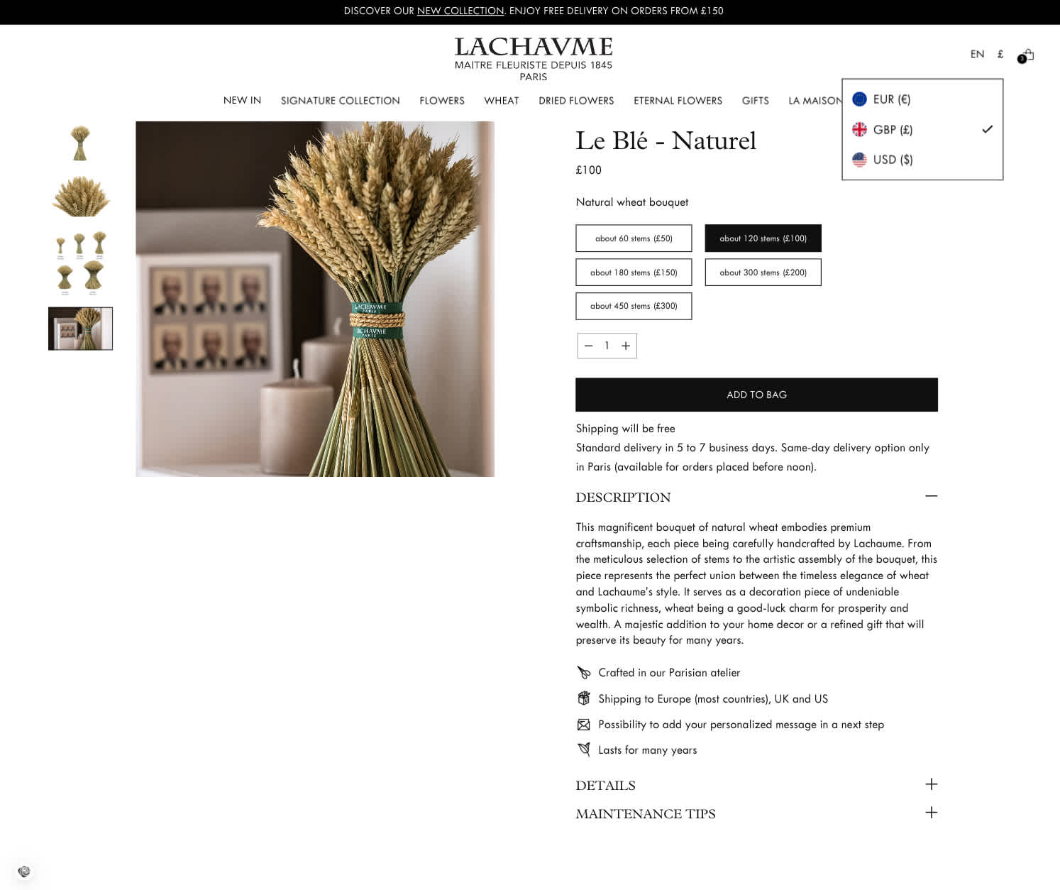 Lachaume Product Details Page