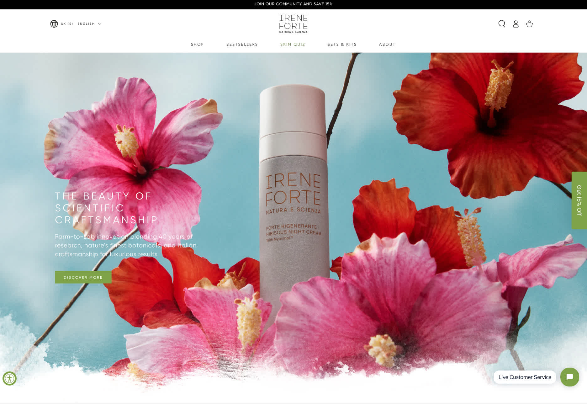 Irene Forte Homepage