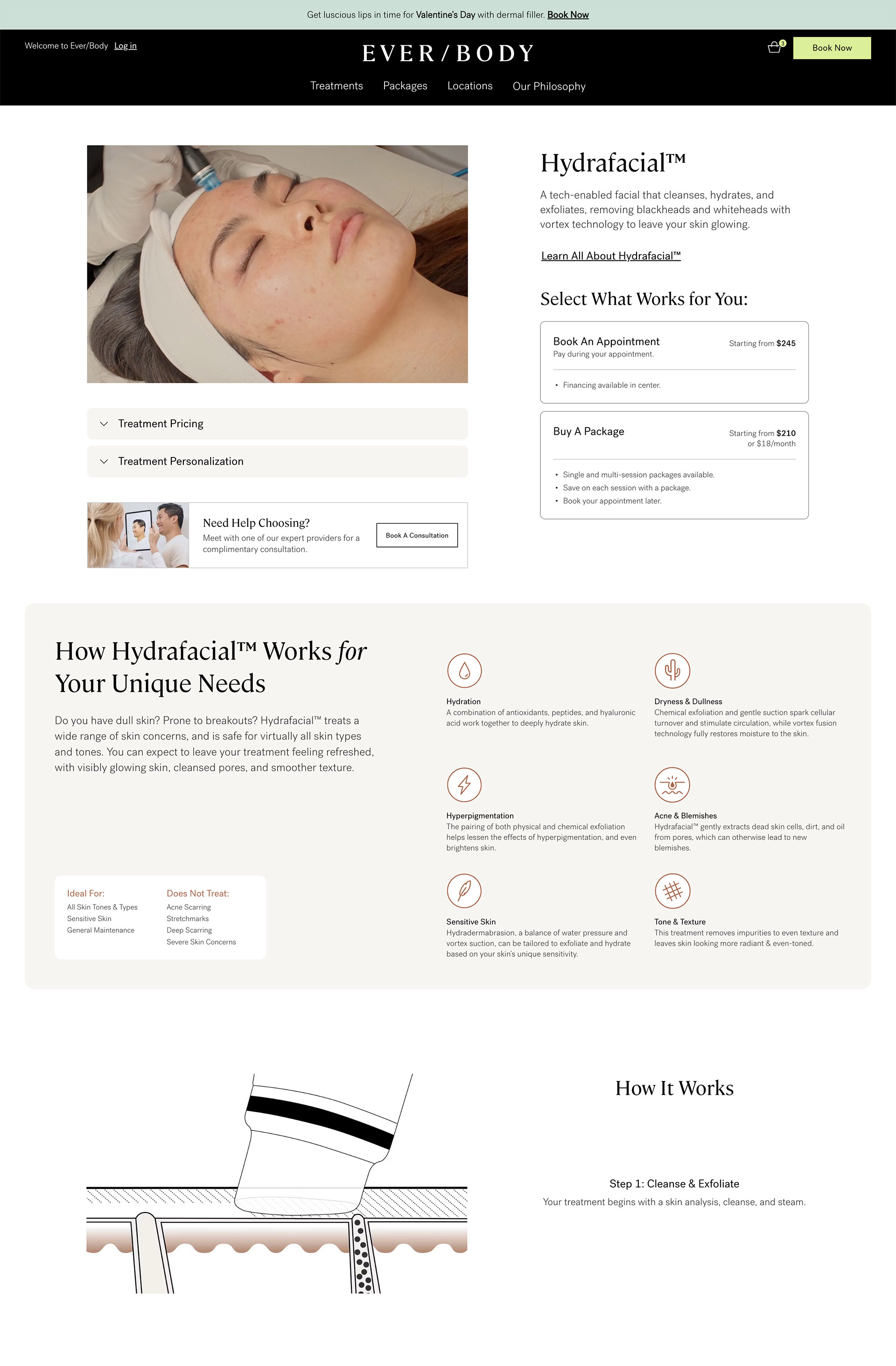 Product Details Page : Treatment