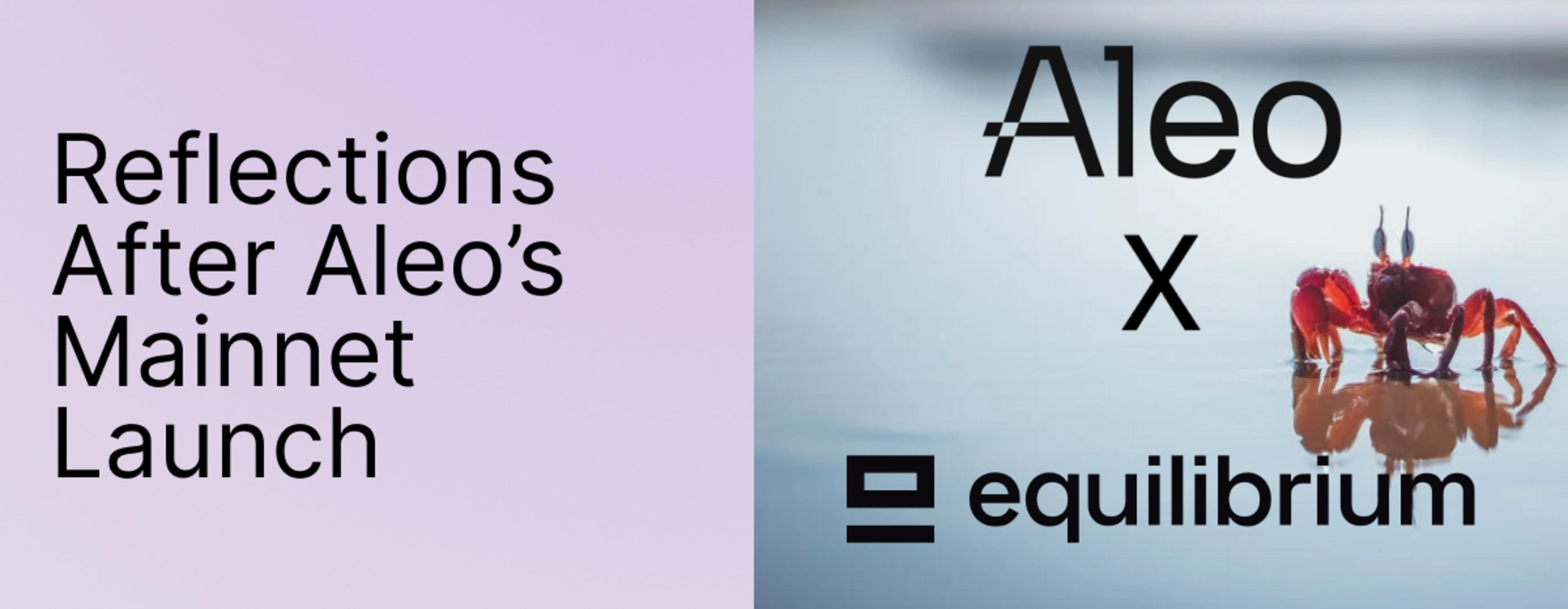 Aleo mainnet launch