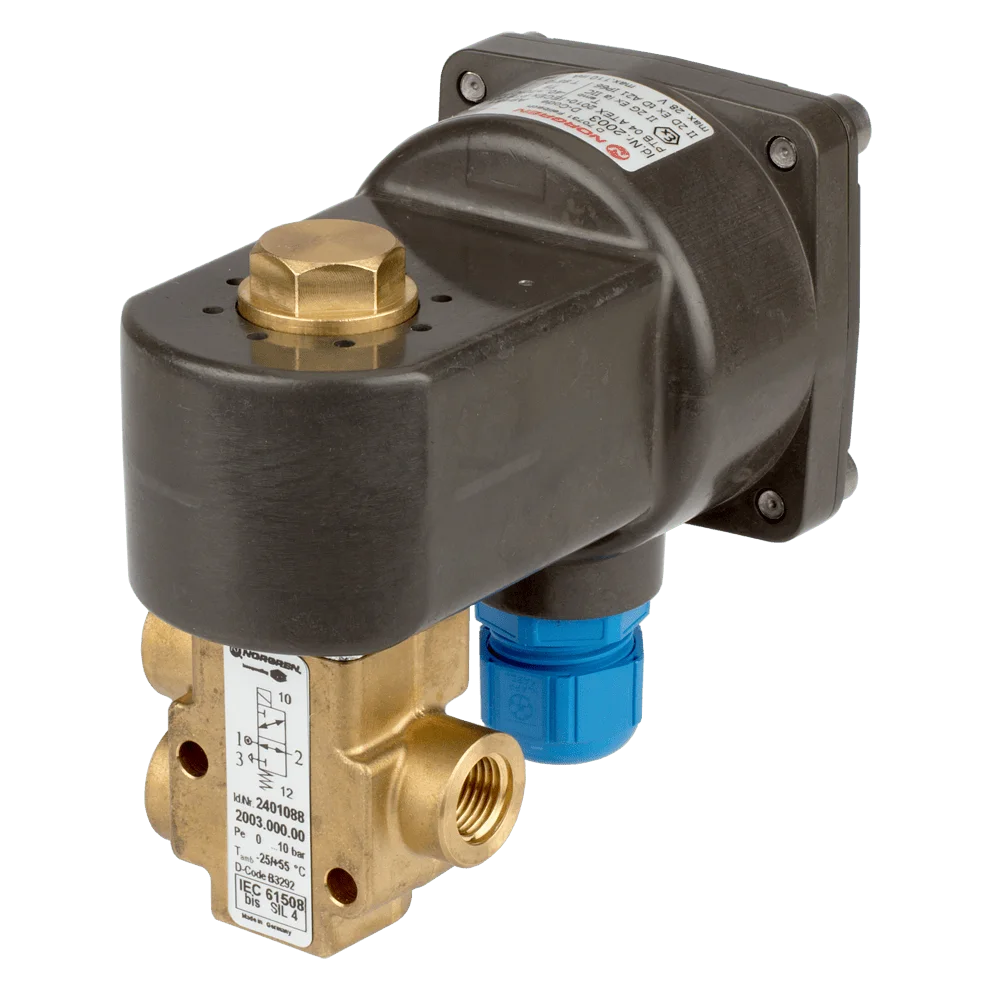 24010 Series - 3/2 Direct Solenoid Actuated Poppet Valve