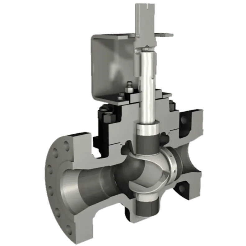 Segmented Disc Control Valves C-Rex - Double Eccentric Segmented Ball Valve