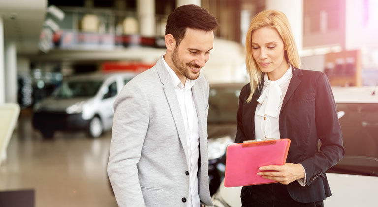 Two people having a conversation