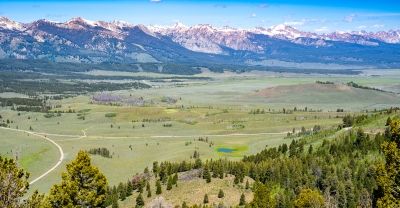 Mountain and valley in Idaho