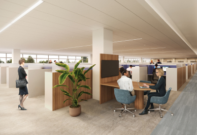 Sentry Home Office interior rendering for upcoming renovations