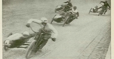 Vintage photo of racing sidebars