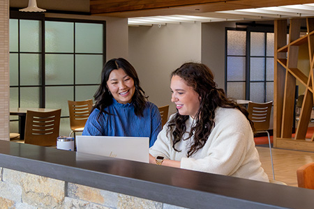 Sentry associates collaborating at the Sentry home office in Stevens Point, Wisconsin.