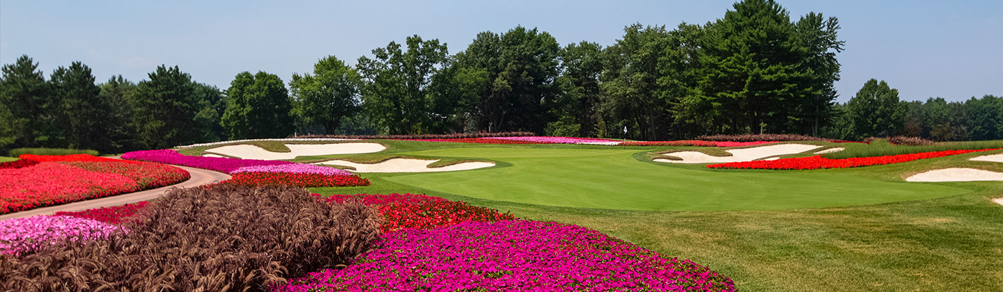 Flower hole at SentryWorld golf course