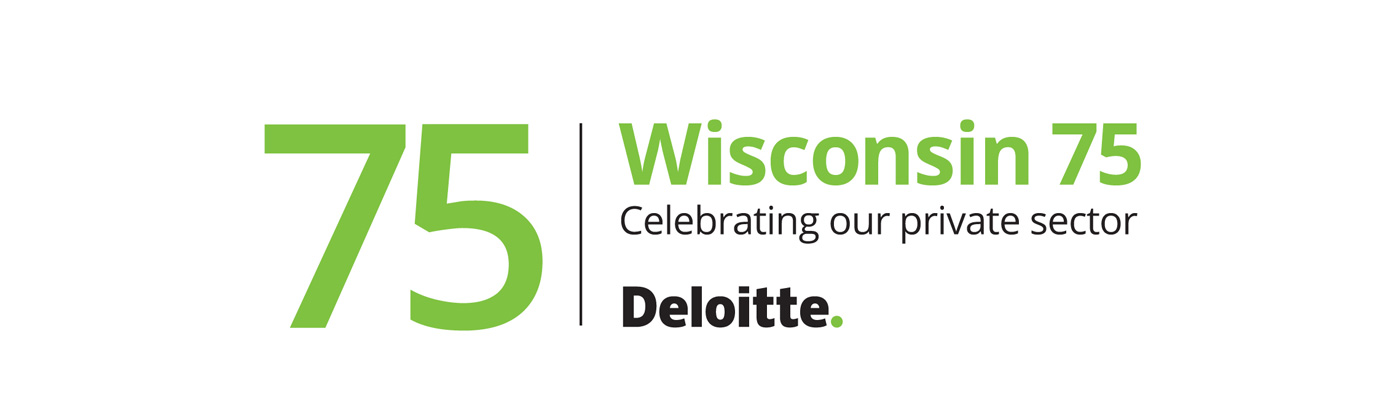 Wisconsin 75 Deloitte logo