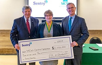 Sentry Leadership donation to Medical College of Wisconsin