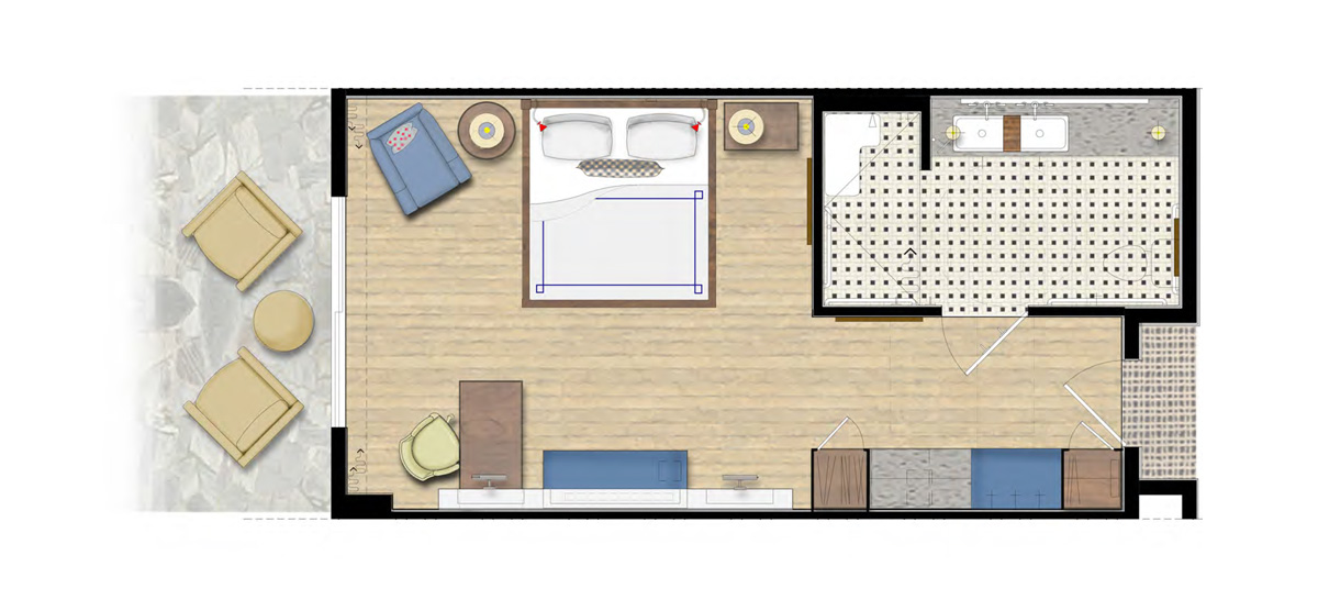 carousel-accessible-king-terrace-4-1200x556 Floor plan illustration of an accessible king terrace room.