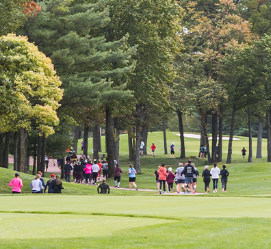 Close the course runners on the SentryWorld course cart paths. 