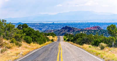 Open road in New Mexico