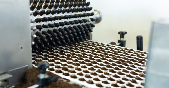 automated soil and potting machine for seedlings