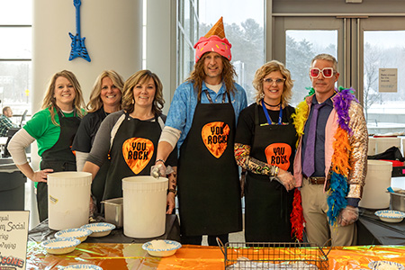 Sentry associates enjoying an ice cream social during Sentry Success Days. 