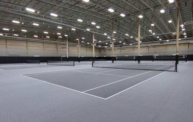 SentryWorld fieldhouse.