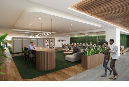 Sentry Home Office interior rendering of upcoming renovations