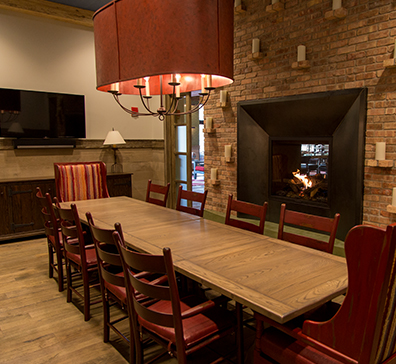 Dining table in the PJ's Celebration Room