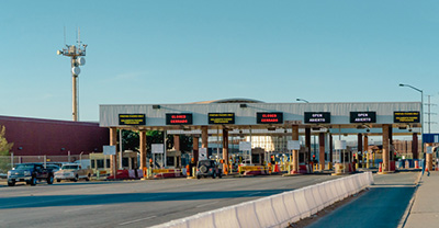 Cars entering into Mexico 