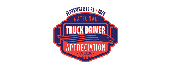 National Truck Driver Appreciation Week Logo 2024