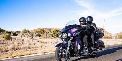 Two riders on a motorcycle