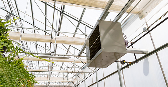 Venting system within a greenhouse