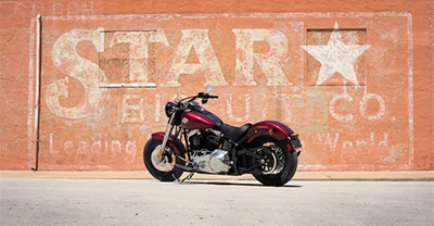 Red Harley-Davidson motorcycle