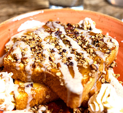 French Toast at the Library Café