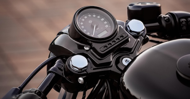 Speedometer on motorcycle