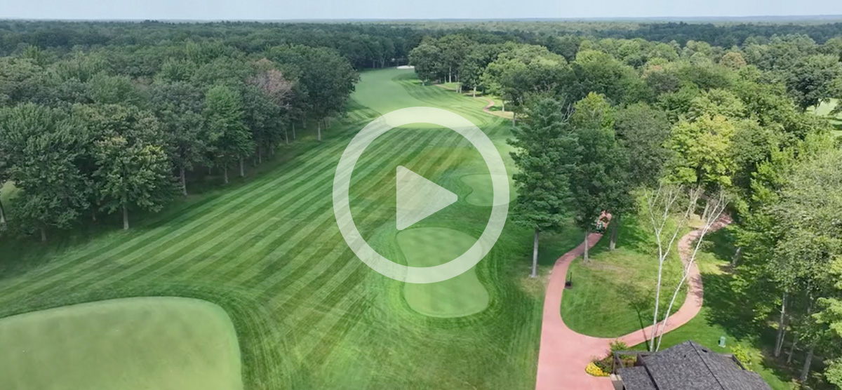 A view of hole 10 at SentryWorld.