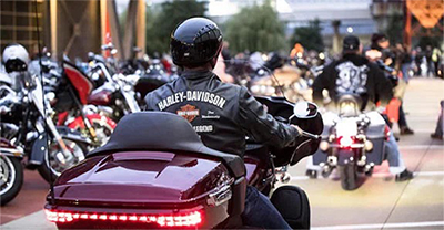 Harley-Davidson motorcyclists
