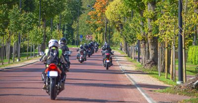 Group of motorcyclists