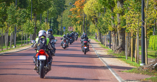 Group of motorcyclists