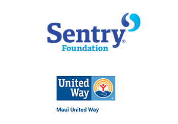 Sentry Foundation and United Way Maui logos