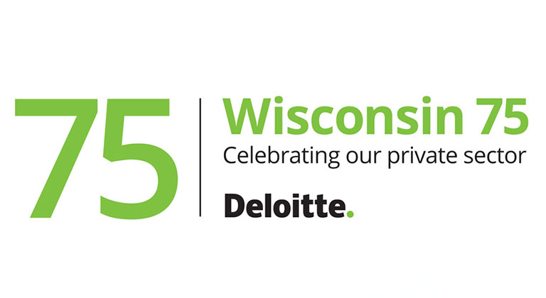 Wisconsin 75 Deloitte logo