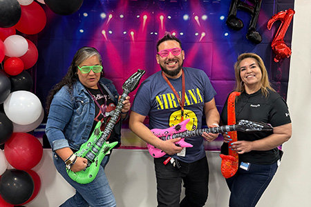 Sentry associates in El Paso having fun during Sentry Success Week.