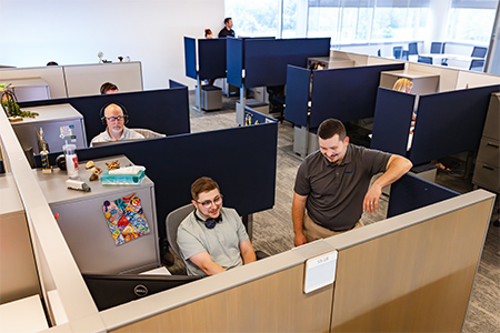 Claims associates working together at Sentry Insurance.