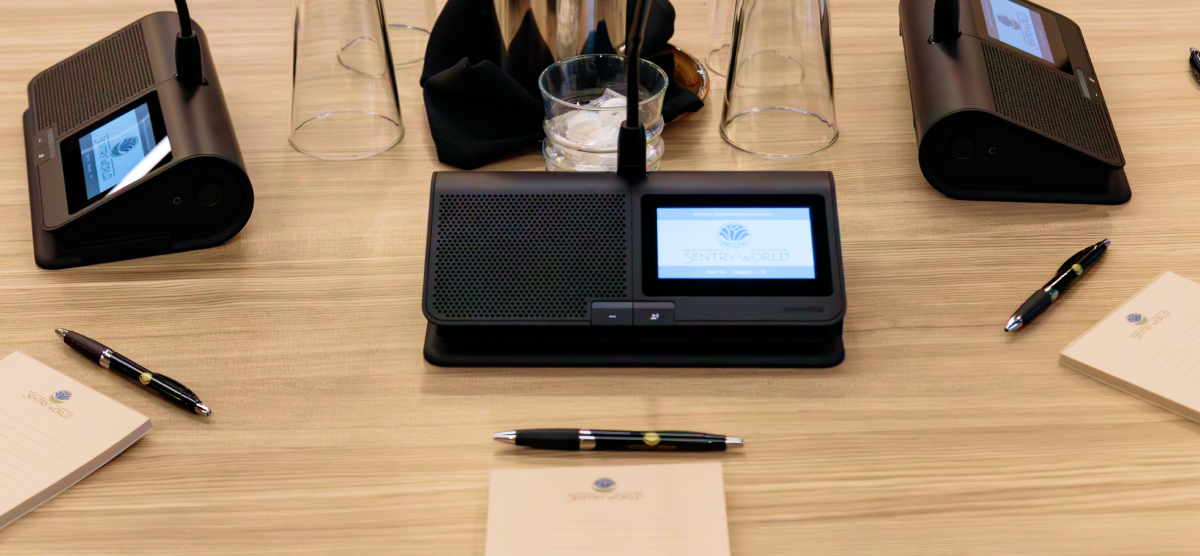 carousel-meeting-services-av-1200x556-02 Audio visual equipment in meeting room at The Inn at SentryWorld.