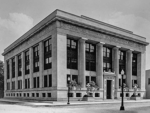 Historic image of the Strongs Avenue building