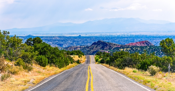 Open road in New Mexico